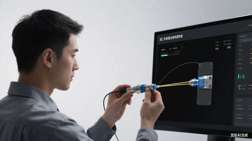 SC Photonic Composite Fiber Quick Connector